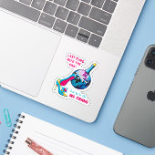 Meidenavakantie Sticker (Laptop met iPhone)