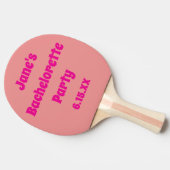 Meidenavakantie tafeltennisbatje (Zijkant)