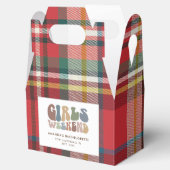 Meidenavakantie Vrouwenweekend 70s Retro Op Maat Bedankdoosjes (Geopend)