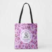 Meidenavakfeest, Bruidsfeest Lavendel Paars Tote Bag (Voorkant)