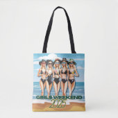 Meidenavend 2025 Boodschappentas Tote Bag (Voorkant)