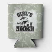 Meidenavend Bierfeestje Pas aan elke kleur aan Blikjeskoeler (Voorkant)