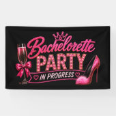 Meidenavond aan de gang spandoek (Horizontaal)