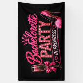 Meidenavond aan de gang spandoek (Verticaal)