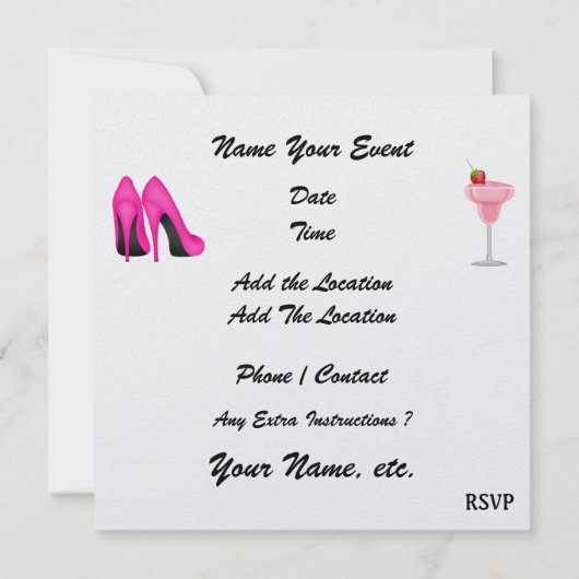 Meidenavond - Bachelorette - SRF Kaart (Achterkant)