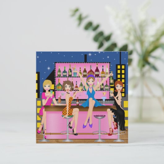 Meidenavond - Bachelorette - SRF Kaart (Staand voorkant)