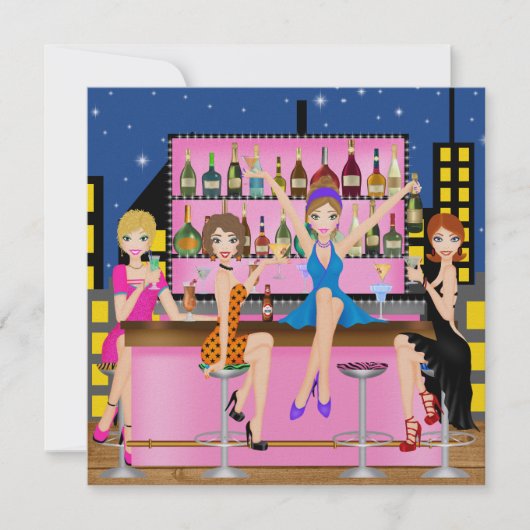 Meidenavond - Bachelorette - SRF Kaart (Voorkant)