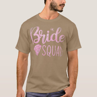 Meidenavond Bruidsfeest Vrouwen Bruid Squad T-shirt