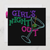 Meidenavond - Cocktails - SRF Kaart (Voorkant / Achterkant)