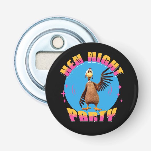 Meidenavond Feest Grappig Bruidsmeisje Feest Button Flesopener (Voorkant)