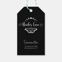 Meidenavond gepersonaliseerd hemels gotisch cadeaulabel