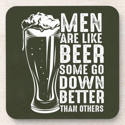 Meidenavond Grappig Bier Onderzetter (Voorkant)