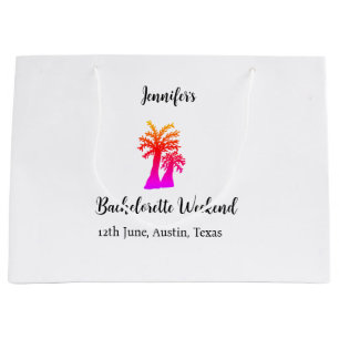Meidenavond kokospalm club voeg naam toe  groot cadeauzakje