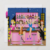 Meidenavond - Meisjes uitstapje - SRF Kaart (Voorkant / Achterkant)