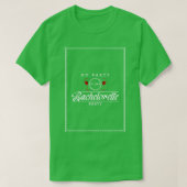 Meidenavond met glas rode wijn t-shirt (Design voorkant)