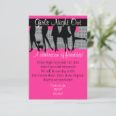Meidenavond met Kitty Style A Kaart (Staand voorkant)