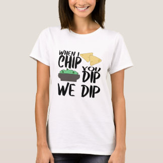 Meidenavond Pret Chips en Dip T-shirt