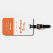 Meidenavond Retro Bruidsfeest Bruid Bagagelabel (Voorkant horizontaal)