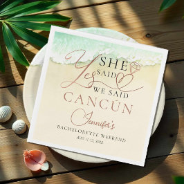 Meidenavond Servetjes | Cancun Strand Servet