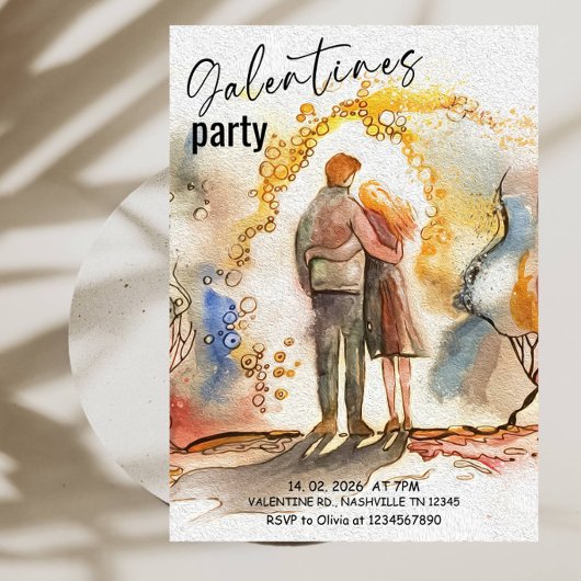 Meidenavond Valentijnsfeest Kaart