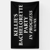 Meidenavondje aan de gang spandoek (Verticaal)