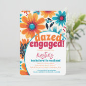 Meidenavondje Retro Dazed And Verliefd Kaart (Staand voorkant)