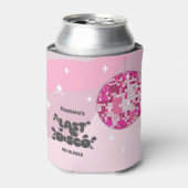 Meidenavoorfeest Groovy Laatste Disco Favoriet Blikjeskoeler (Blikje Voorkant)