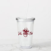 Meidenclub Acryl Drinkbeker (Achterkant)
