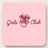 Meidenclub Bier Onderzetter (Voorkant)