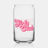 Meidenclub Blikvorm Glas (Achterkant)