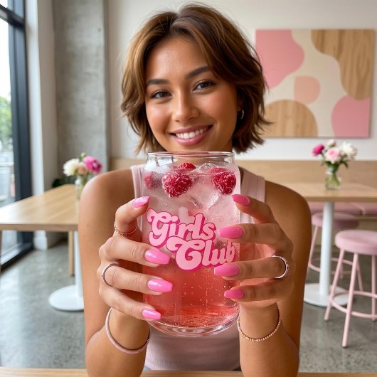 Meidenclub Blikvorm Glas