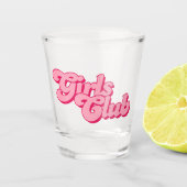 Meidenclub Shot Glas (Voorkant)