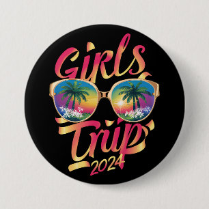 Meidenreis 2024 Weekend Zomer Strandvakantie 2024 Ronde Button 7,6 Cm