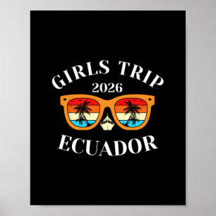 Meidenreis 2026 Ecuador Cruise Vakantie Reizen Poster