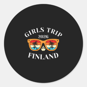 Meidenreis 2026 Finland Cruise Vakantie Reizen  Ronde Sticker