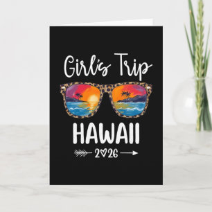 Meidenreis 2026 Hawaï Meisjesweekend Zomer Vakanti Kaart