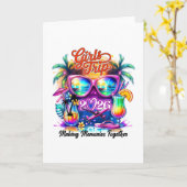 Meidenreis 2026 Samen Herinneringen Maken Vakantie Kaart (Gele Bloem)