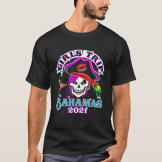 Meidenreis Bahama's 2021 vrijgezellenfeest Vakanti T-shirt