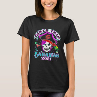 Meidenreis Bahama's 2021 vrijgezellenfeest Vakanti T-shirt