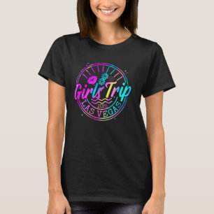 Meidenreis Las Vegas 2025 Vrouwen Weekend Verjaard T-shirt