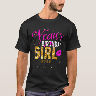 Meidenreis Las Vegas 2026 Vakantie Weekend Verjaar T-shirt