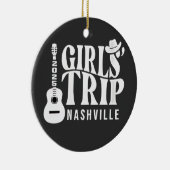 Meidenreis Nashville 2025 Vakantie Zomer  Keramisch Ornament (Rechts)