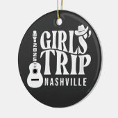 Meidenreis Nashville 2025 Vakantie Zomer  Keramisch Ornament (Links)