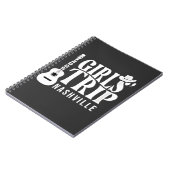 Meidenreis Nashville 2025 Vakantie Zomer  Notitieboek (Linkerzijde)