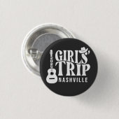 Meidenreis Nashville 2025 Vakantie Zomer  Ronde Button 3,2 Cm (Voorkant /achterkant)