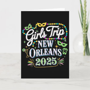 Meidenreis New Orleans 2025 Mardi Gras  Kaart