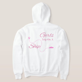 'Meidenreis op een schip' Cruise-outfits Leuke tij Hoodie
