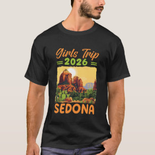 Meidenreis Sedona 2026 Zomer Vakantie Dames Weeken T-shirt