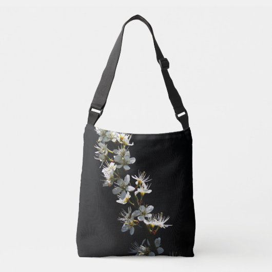Meidoorn Bloemen cbba Crossbody Tas (Voorkant)