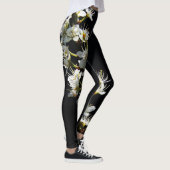 meidoorn bloemen leer leggings (Rechts)
